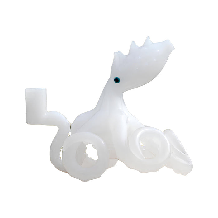 Octopus Dab Rig – 5.5” Handmade Glass Rig W/ 3 Pinholes Perc
