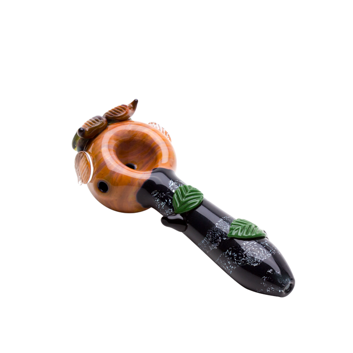 Empire Glassworks “Owl” Glass Hand Pipe – 4½″ – US-Made