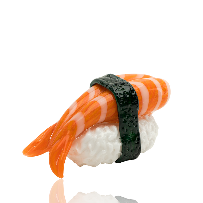 Empire Glassworks “Shrimp Nigiri” Glass Hand Pipe – 3½″ – US-Made