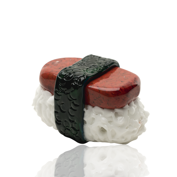 Empire Glassworks “Spam Musubi” Glass Hand Pipe – 3½″ – US-Made