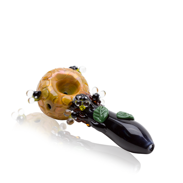 Empire Glassworks “Beehive” Glass Hand Pipe – 4″ – US-Made