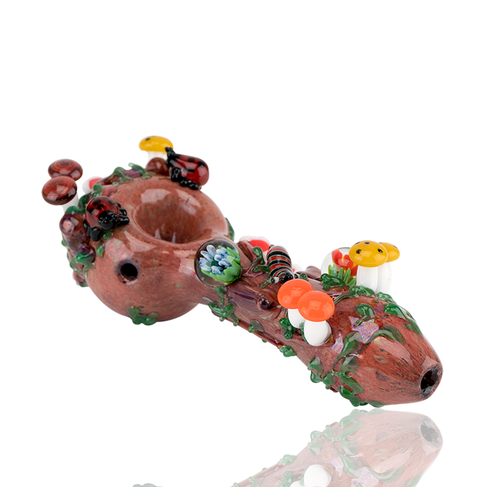 Empire Glassworks “Bug’s Life” Glass Hand Pipe – 4½″ – US-Made