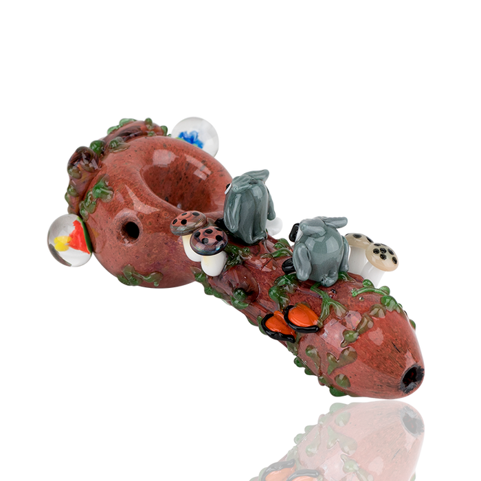 Empire Glassworks “Hootie’s Forest” Glass Hand Pipe – 4½″ – US-Made