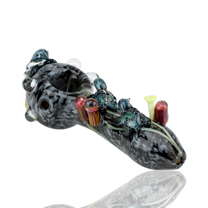 Empire Glassworks “East Australian Current” Hand Pipe – 4½″ – US-Made