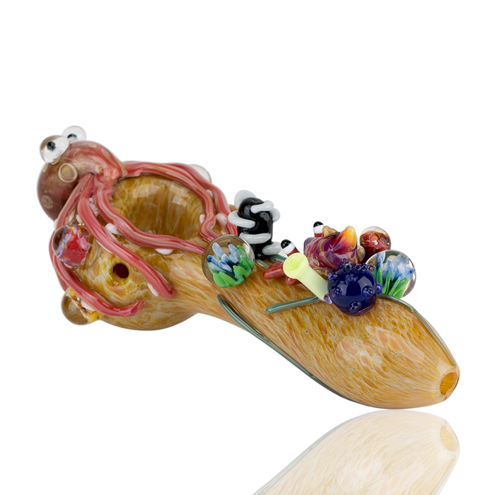 Empire Glassworks “Kraken” Glass Hand Pipe – 4½″ – US-Made