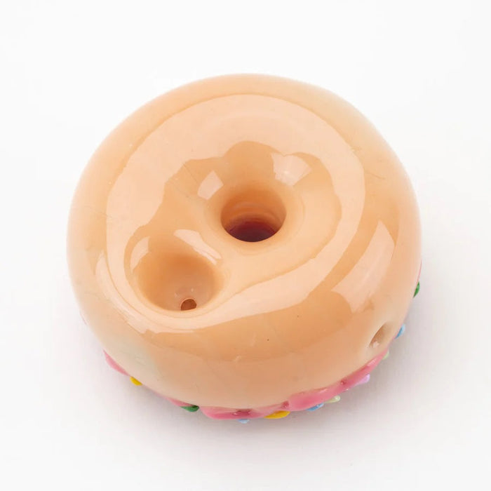 Empire Glassworks “Pink Sprinkle Donut” Glass Hand Pipe – 2½″ – US-Made
