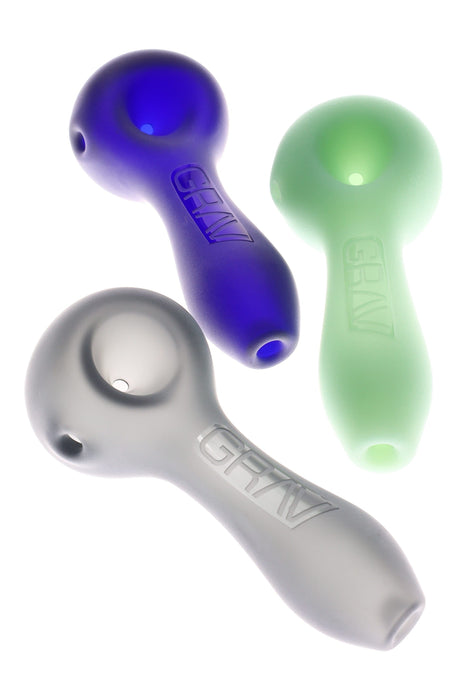 GRAV 4″ Sandblasted Spoon Pipe