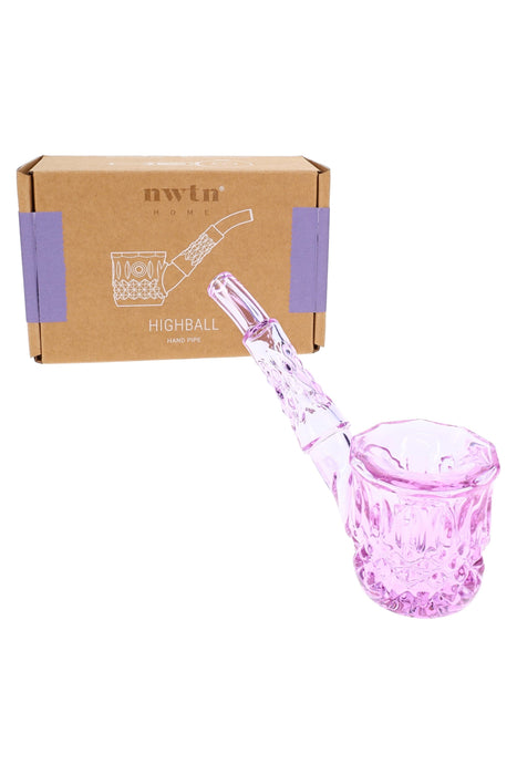 NWTN Home Highball Glass Hand Pipe – 5″