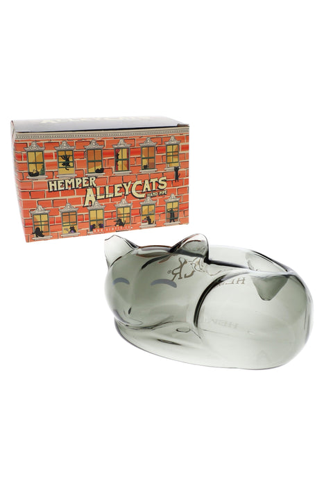 Hemper Alley Cats Glass Hand Pipe – 4.5″