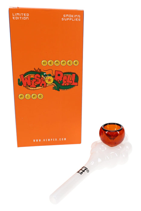 Hemper Wish Ball Glass Hand Pipe – 4½″