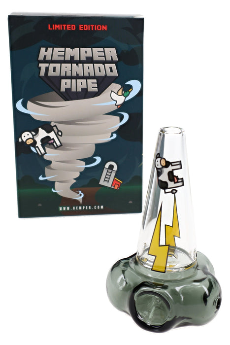 Hemper Tornado Glass Hand Pipe – 4″
