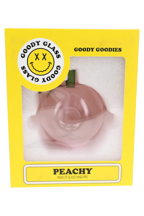 Goody Glass Peachy Glass Hand Pipe – 3½″