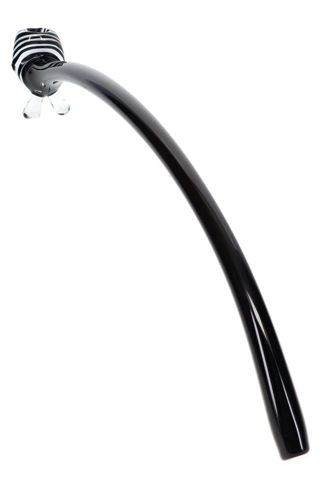 Long Colored Striped Glass Gandalf Pipe “Wizard Wand” – 17″