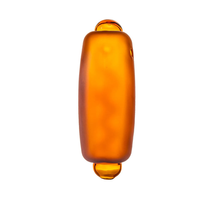 BigFun! “Glizzy” Hot Dog Borosilicate Glass Hand Pipe – 5.1″