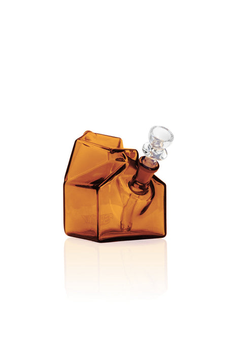 GRAV Milk Carton Pocket Glass Bubbler – 10 mm Female – 3.25″