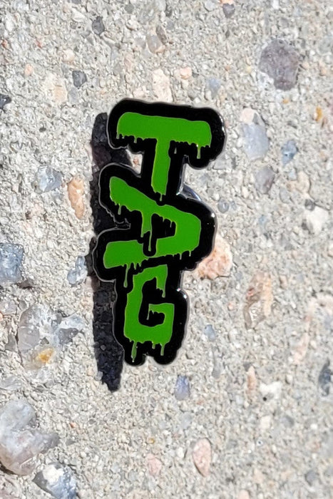 TAG - Wavy Label Logo 1.25" x 0.625" Lapel Pin