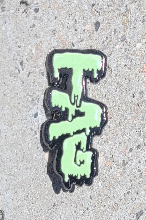 TAG - Wavy Label Logo 1.25" x 0.625" Lapel Pin