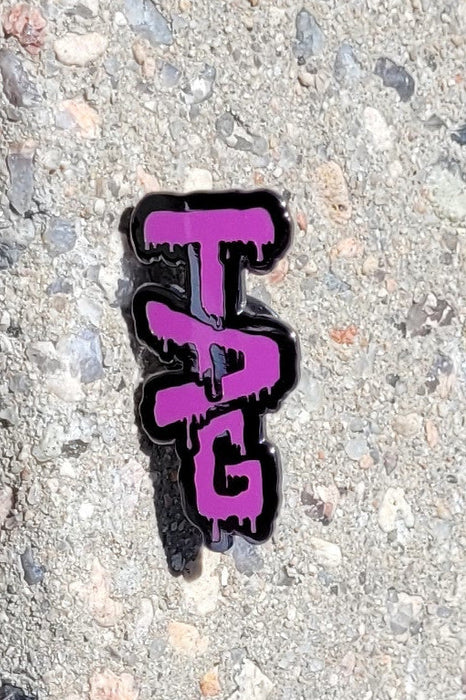 TAG - Wavy Label Logo 1.25" x 0.625" Lapel Pin
