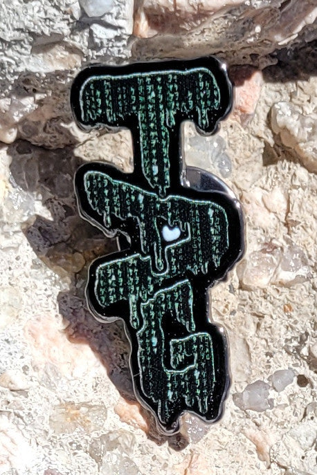 TAG - Wavy Label Logo 1.25" x 0.625" Lapel Pin