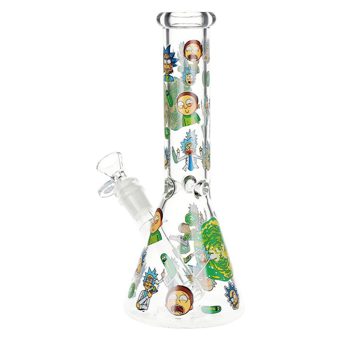 Rich and Shorty Portal Glass Water Pipe - 9.75" / 14mm F