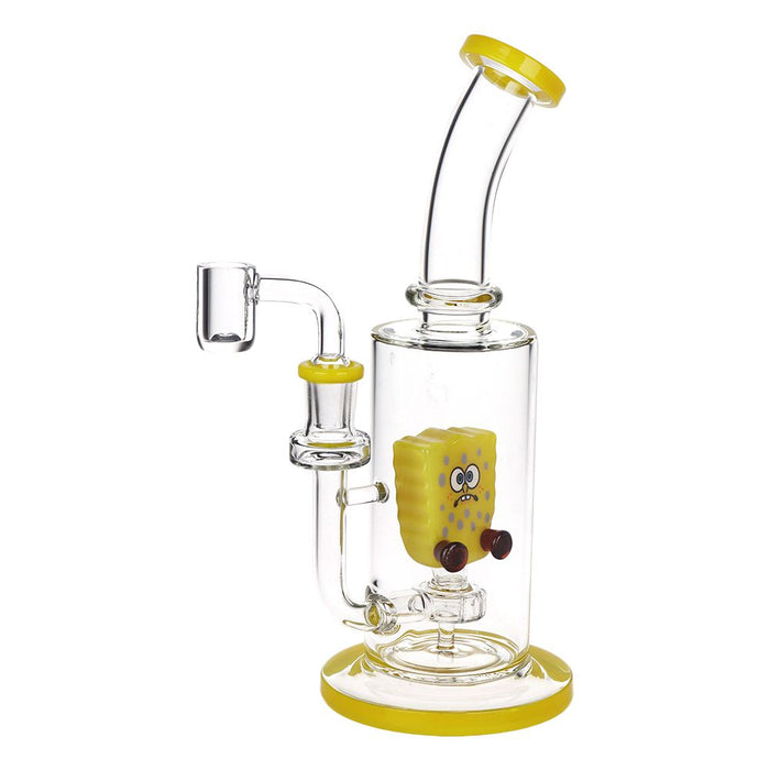 Sponge Man Glass Dab Rig - 9" / 14mm F