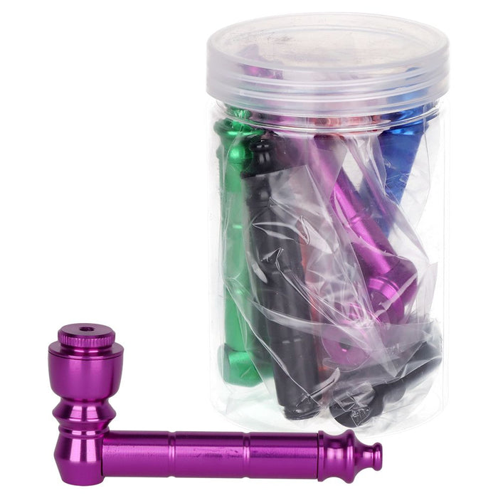 5CT JAR - Aluminum Pipe w/ Lid - 3.25" / Assorted Colors