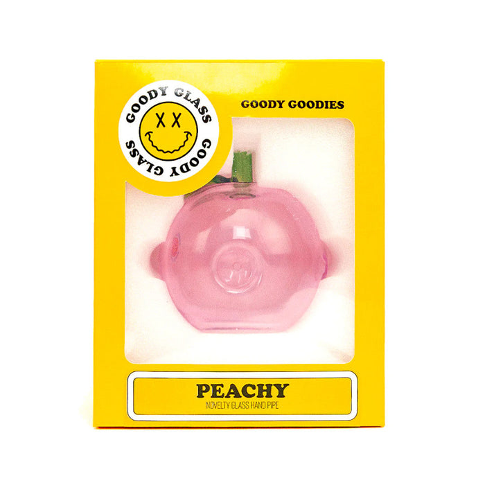 Goody Glass Peachy Glass Hand Pipe – 3½″