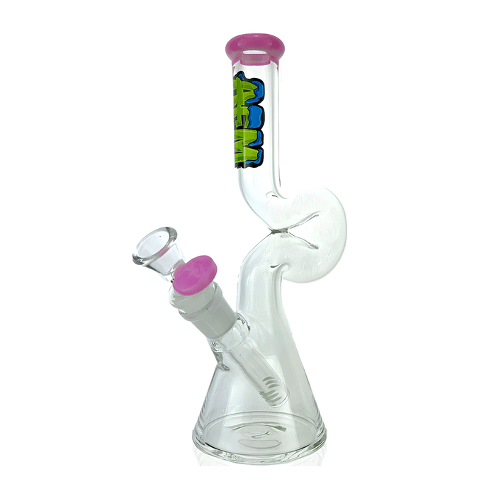 AFM Glass 9" Mini Hunchback Glass Water Pipe