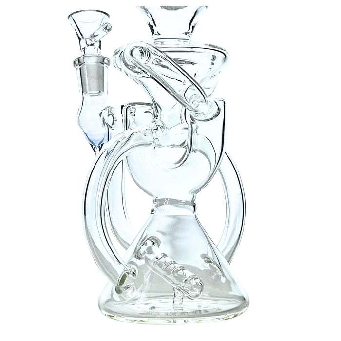 Rock Glass Cyclone Flow 10” Recycler Bong