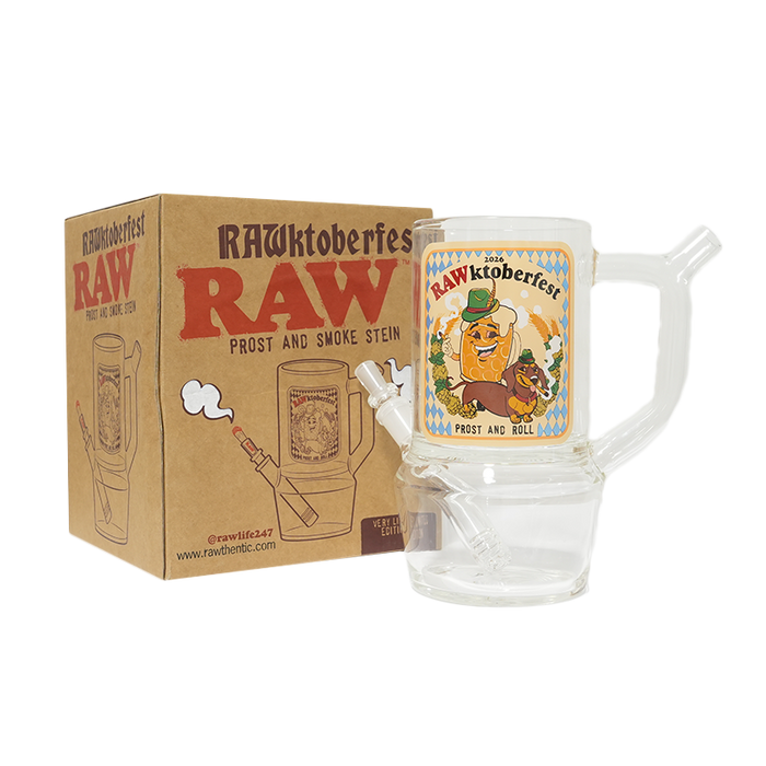 RAW RAWktoberfest Prost & Smoke Stein – 7.5″