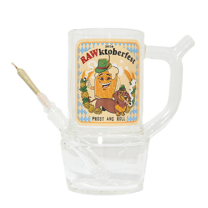 RAW RAWktoberfest Prost & Smoke Stein – 7.5″