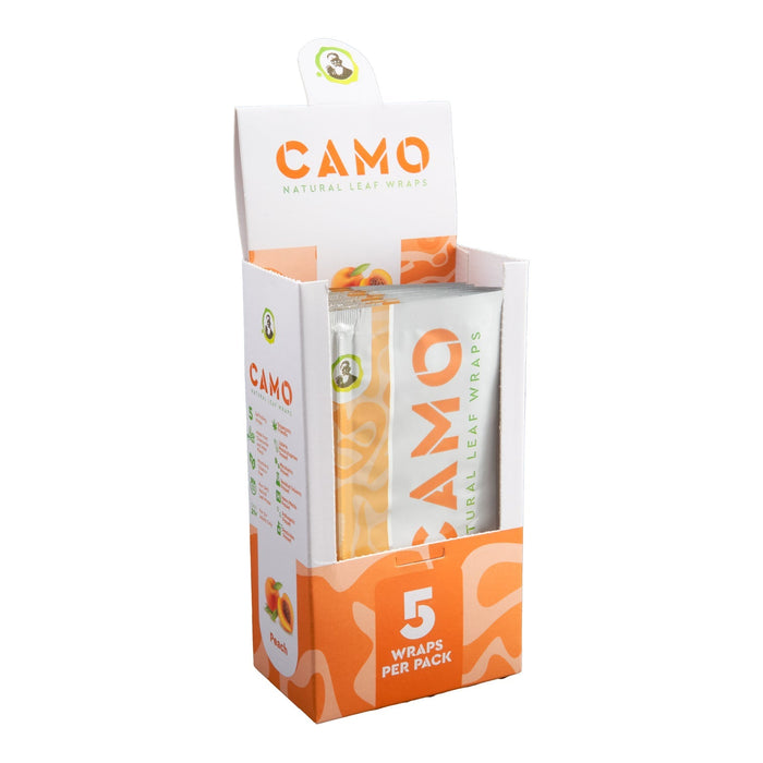 CAMO Natural Leaf Wraps Fruit Series – 5/Pack – 25-Count Display