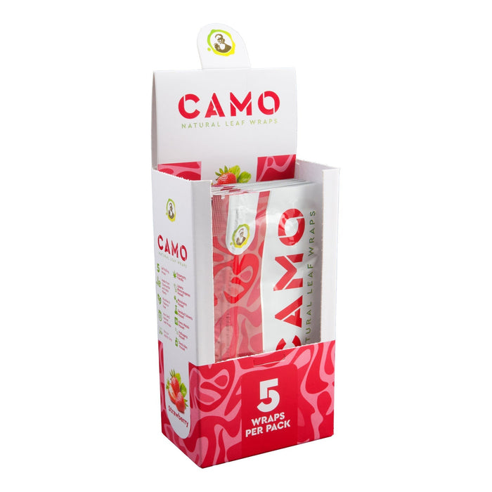 CAMO Natural Leaf Wraps Fruit Series – 5/Pack – 25-Count Display
