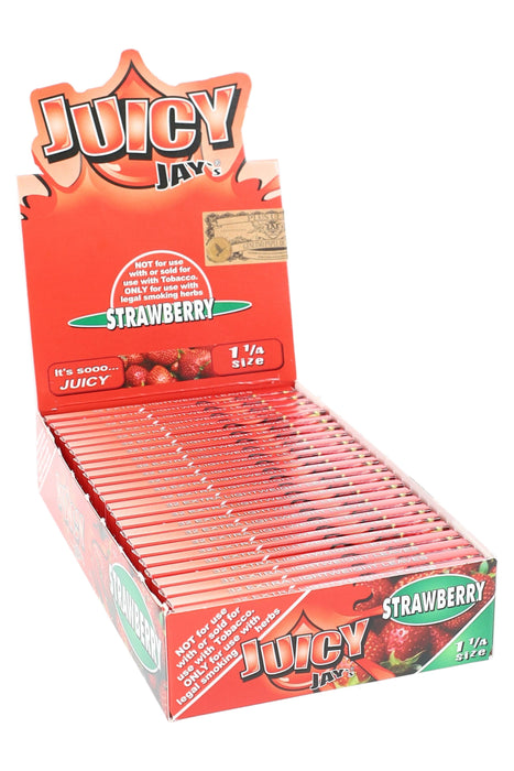 Juicy Jay’s 1¼ Flavored Rolling Papers – 24-Count Display