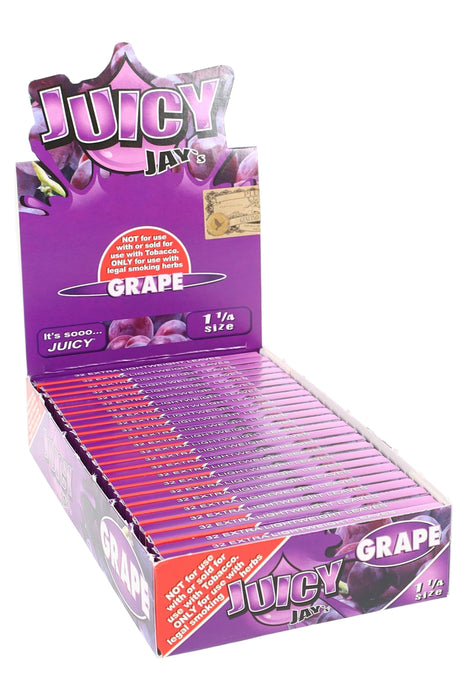 Juicy Jay’s 1¼ Flavored Rolling Papers – 24-Count Display