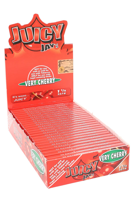 Juicy Jay’s 1¼ Flavored Rolling Papers – 24-Count Display