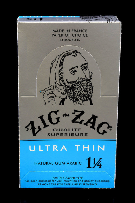 Zig-Zag Ultra Thin 1¼ Rolling Papers – 24-Count Display