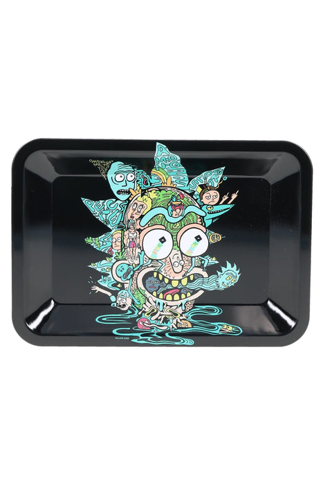 Small Art Metal Rolling Tray – 7″ × 5″ – Select Design