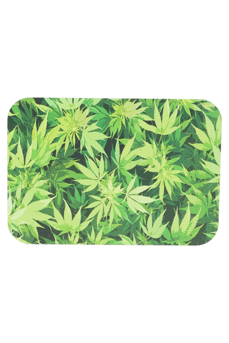 Small Art Metal Rolling Tray with Magnetic Lid – 7″ × 5″ – Select Design