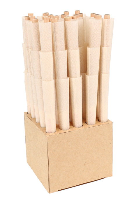 RAW Organic King Size Pre-Rolled Cones – 75-Count Box