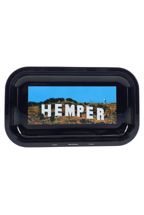 Hemper Medium Metal Rolling Tray – 10.75″ × 6.25″
