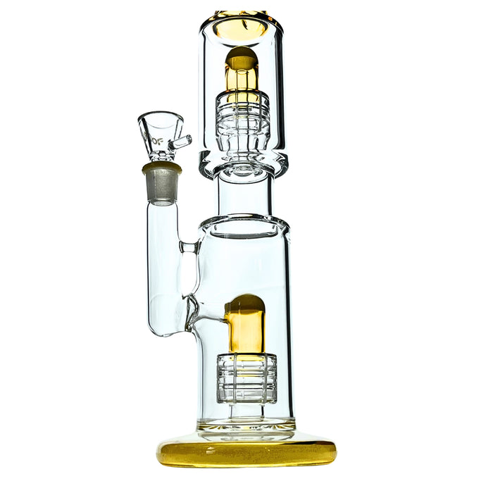 StormRock 16" Double Showerhead Ice Bong