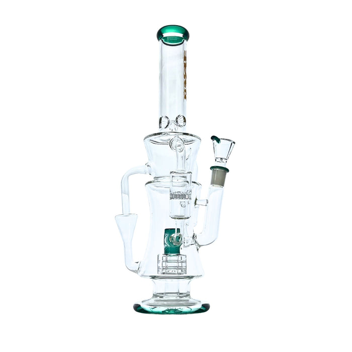 Quantum 16" Rock Glass Stereo Recycler Bong