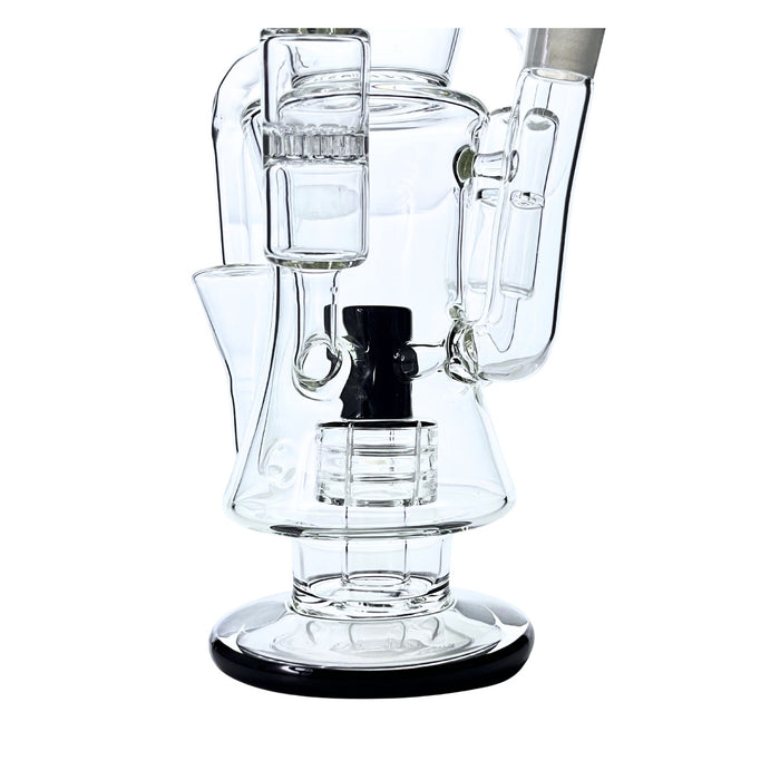 Quantum 16" Rock Glass Stereo Recycler Bong