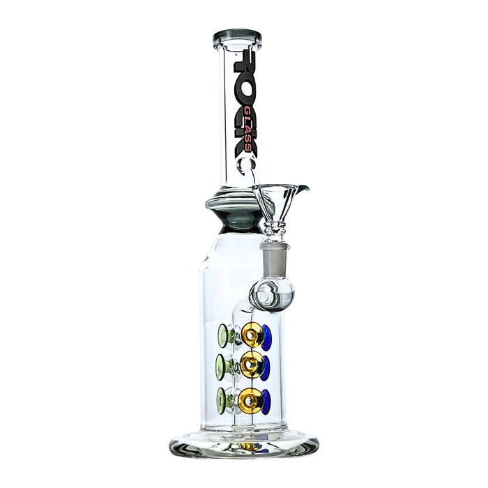 Rock Glass Triple-Pulse 12" Waterpipe