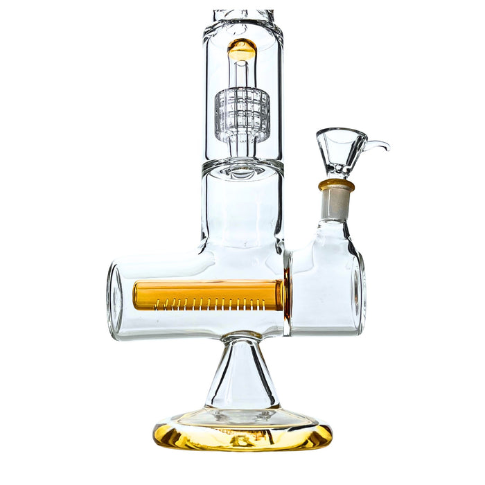 FusionFlow 16" Rock Glass Dual-Chamber Matrix Bong