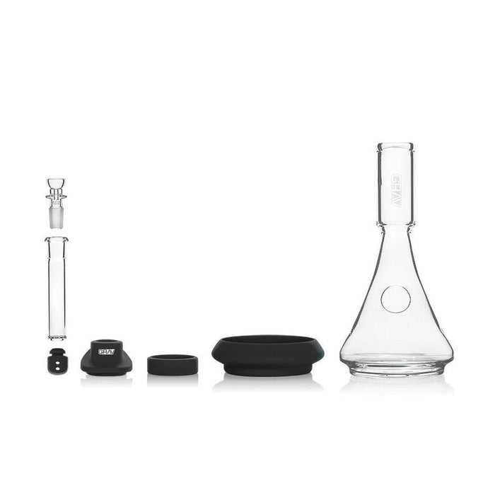 GRAV Glass Deco Beaker in Silicone