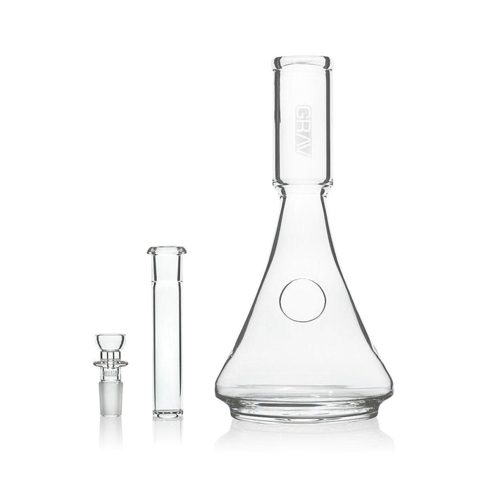 GRAV Glass Deco Beaker in Silicone