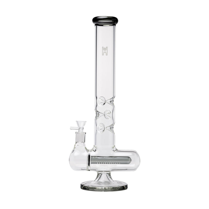 Human Grade Inline Tube Triple Ice Catch Glass Water Pipe