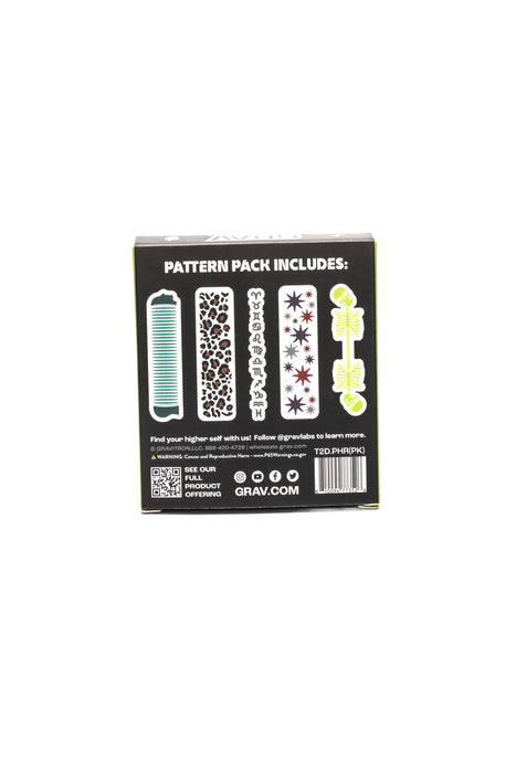 GRAV® Graphic Tasters, 12mm 5-Pack